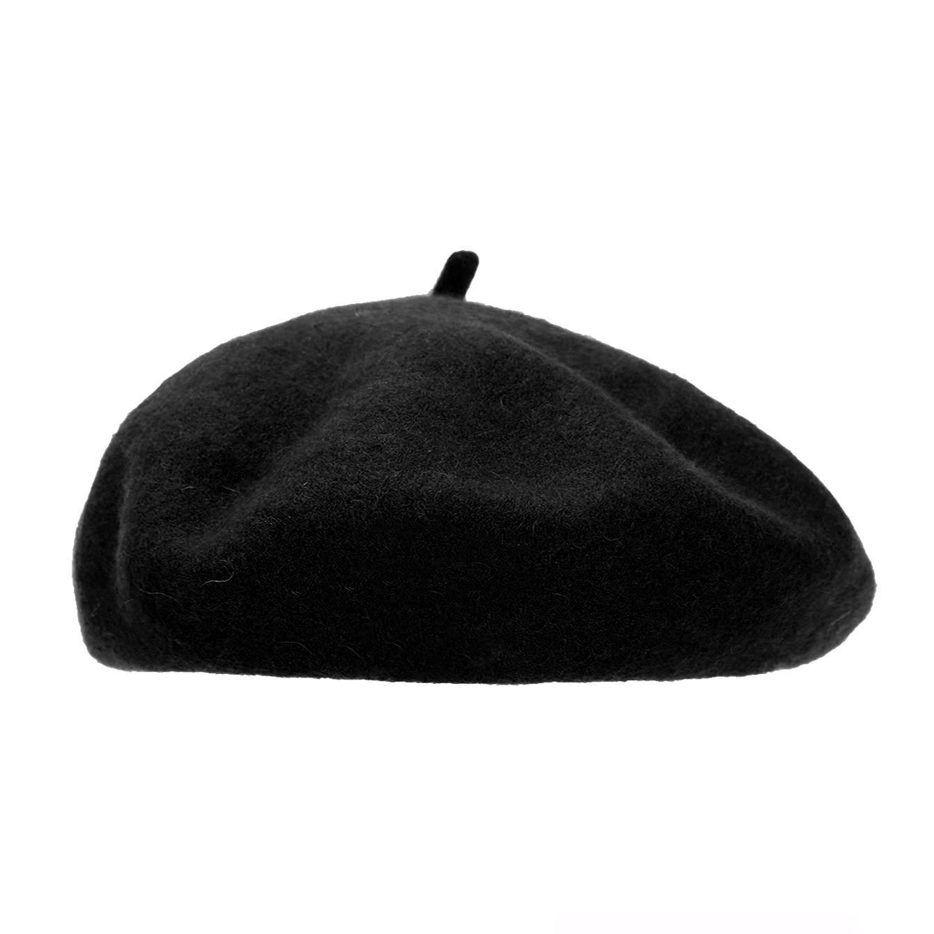Beret French Wool - Boina de Lã em Cor Sólida