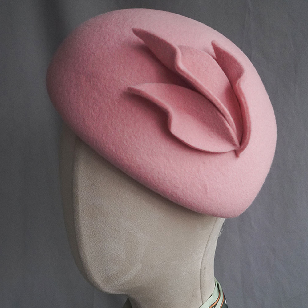Beret French Wool - Lã gota feminina sentiu chapéu fascinante